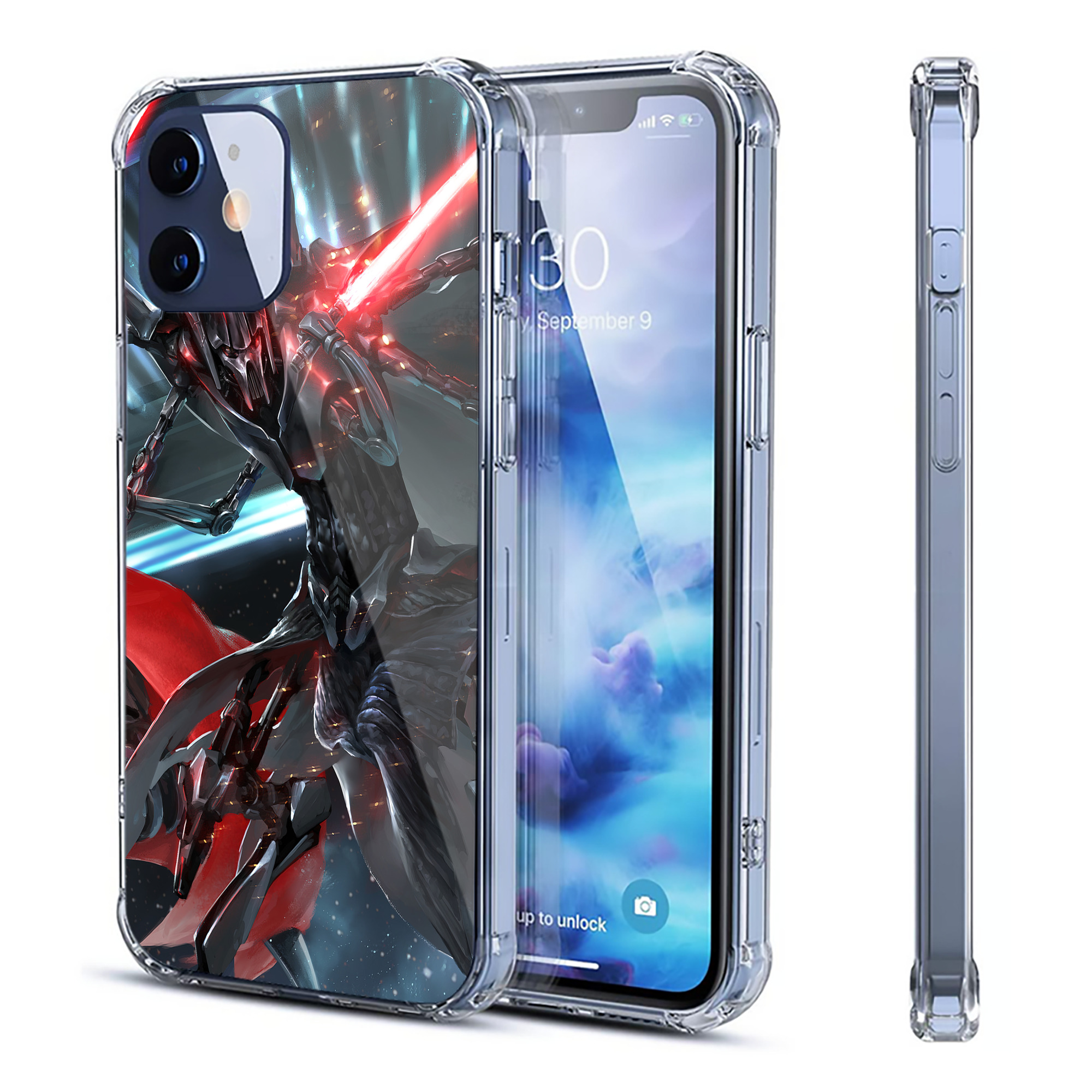 （画像用） スター・ウォーズ Star Wars 【iPhone 12シリーズ対応】透明スマホケース（クリアソフトケース）